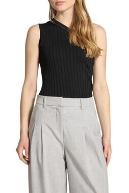 HUGO by HUGO BOSS Women's One-Shoulder Knit Top in Black
